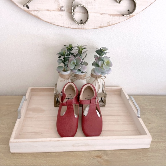 Burgundy Monkey Feet W/ Straps - Picture 4 of 7